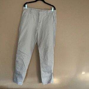 Garnet Hill cotton khaki chino pants
